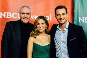 Ross Crystal with Sophia Bush and Jesse Lee Soffer 'Chicago-PD'